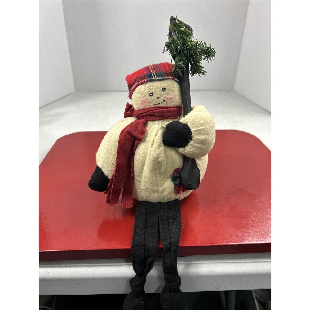 VTG House Of Lloyd Country Snowman‎ House Of Lloyd Christmas Edge Sitter 1994